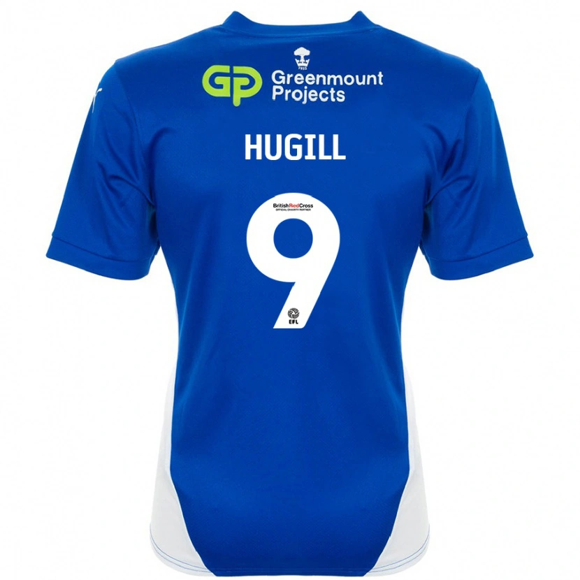 Danxen Dětské Joe Hugill #9 Modrá Bílá Domů Hráčské Dresy 2024/25 Dres