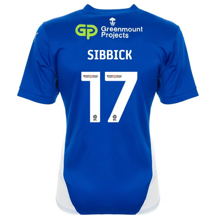 Danxen Dětské Toby Sibbick #17 Modrá Bílá Domů Hráčské Dresy 2024/25 Dres