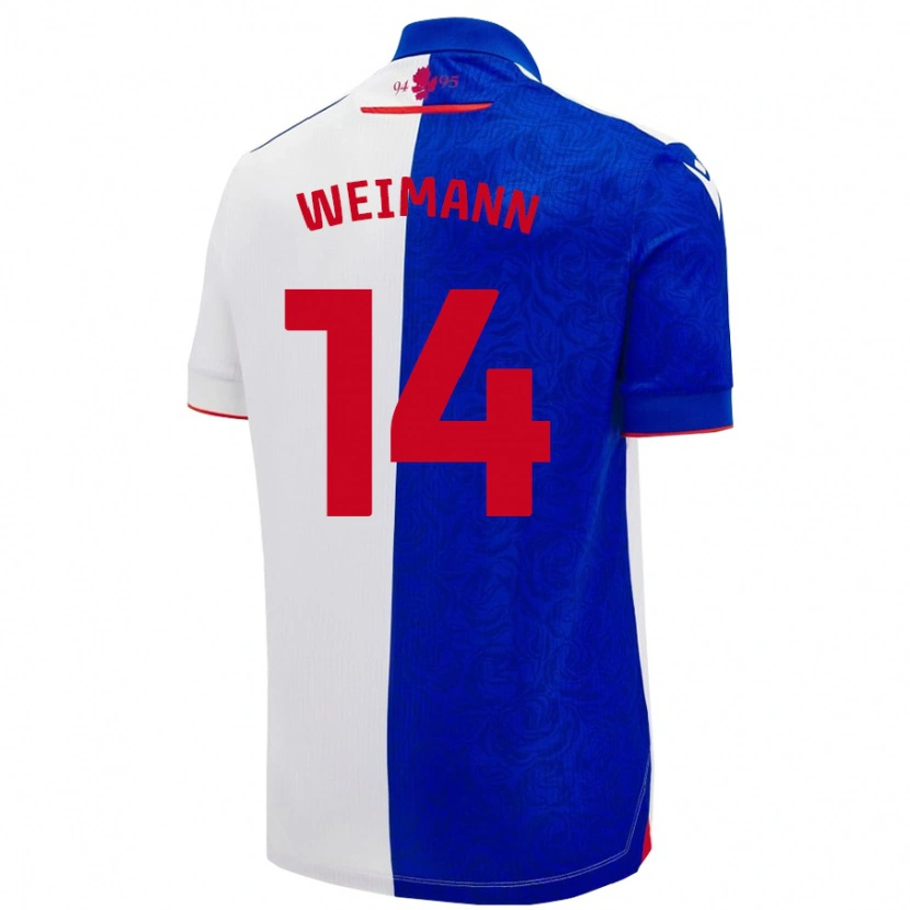 Danxen Dětské Andreas Weimann #14 Nebesky Modrá Bílá Domů Hráčské Dresy 2024/25 Dres