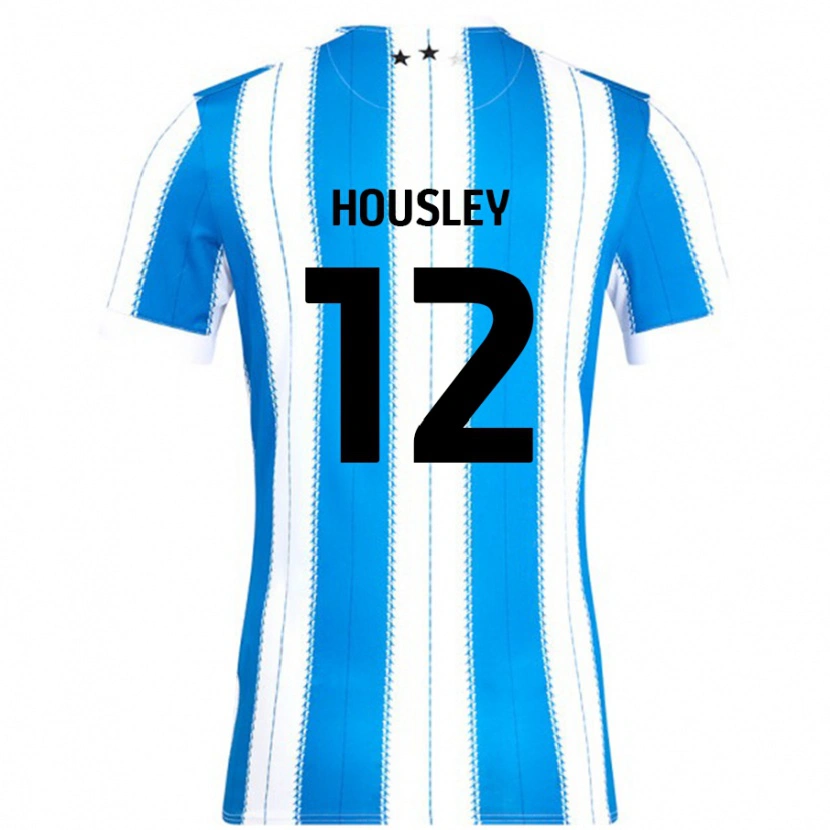 Danxen Dětské Autumn Housley #12 Modrá Bílá Domů Hráčské Dresy 2024/25 Dres