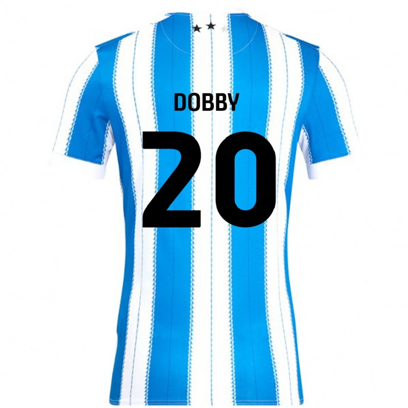 Danxen Dětské Sarah Dobby #20 Modrá Bílá Domů Hráčské Dresy 2024/25 Dres