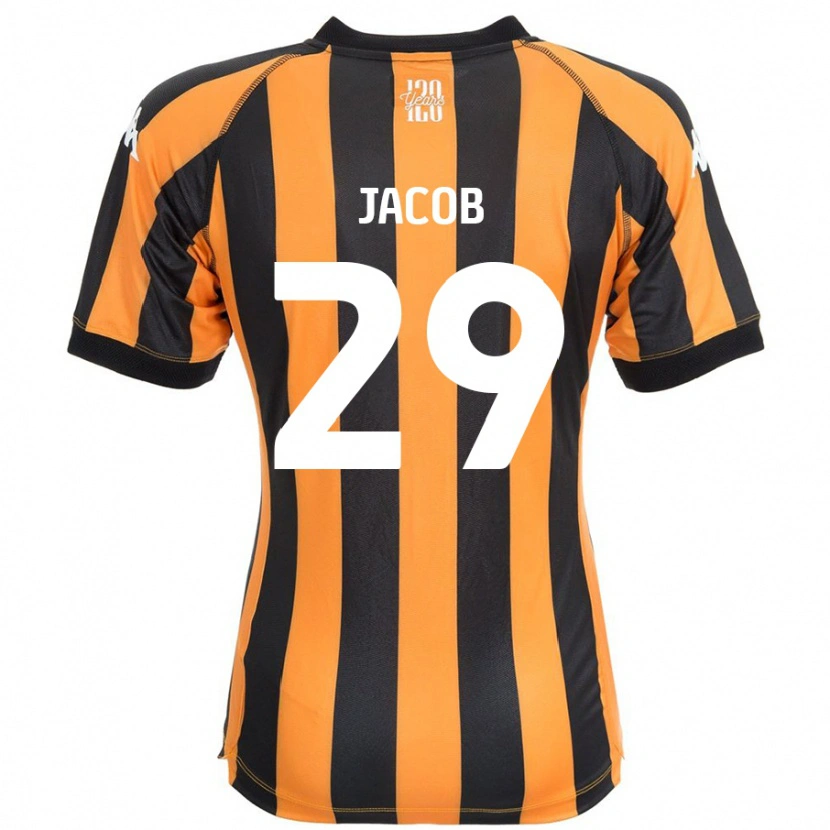 Danxen Dětské Matty Jacob #29 Černá Ambra Domů Hráčské Dresy 2024/25 Dres