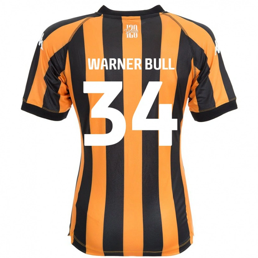 Danxen Dětské Lucy Warner-Bull #34 Černá Ambra Domů Hráčské Dresy 2024/25 Dres