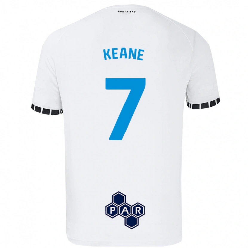 Danxen Dětské Will Keane #7 Bílý Domů Hráčské Dresy 2024/25 Dres