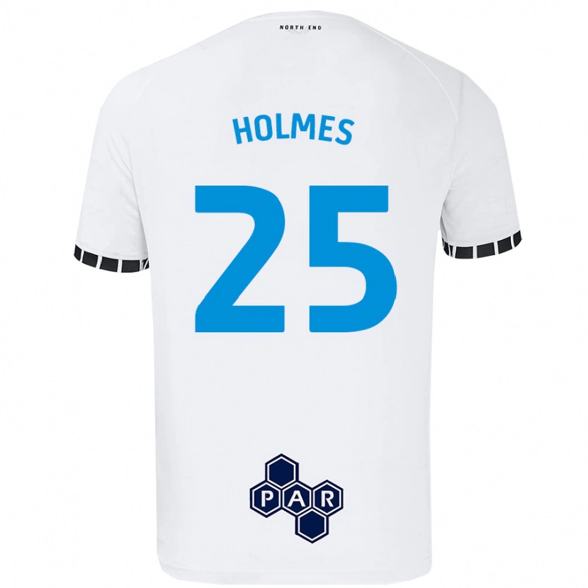 Danxen Dětské Duane Holmes #25 Bílý Domů Hráčské Dresy 2024/25 Dres