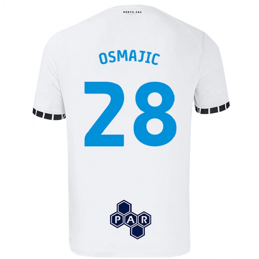 Danxen Dětské Milutin Osmajic #28 Bílý Domů Hráčské Dresy 2024/25 Dres