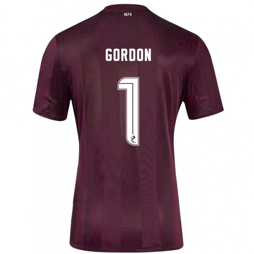 Danxen Dětské Craig Gordon #1 Burgundské Domů Hráčské Dresy 2024/25 Dres