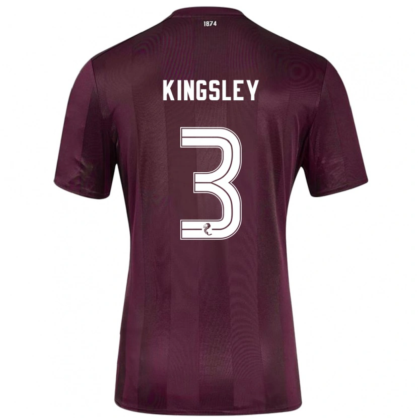 Danxen Dětské Stephen Kingsley #3 Burgundské Domů Hráčské Dresy 2024/25 Dres