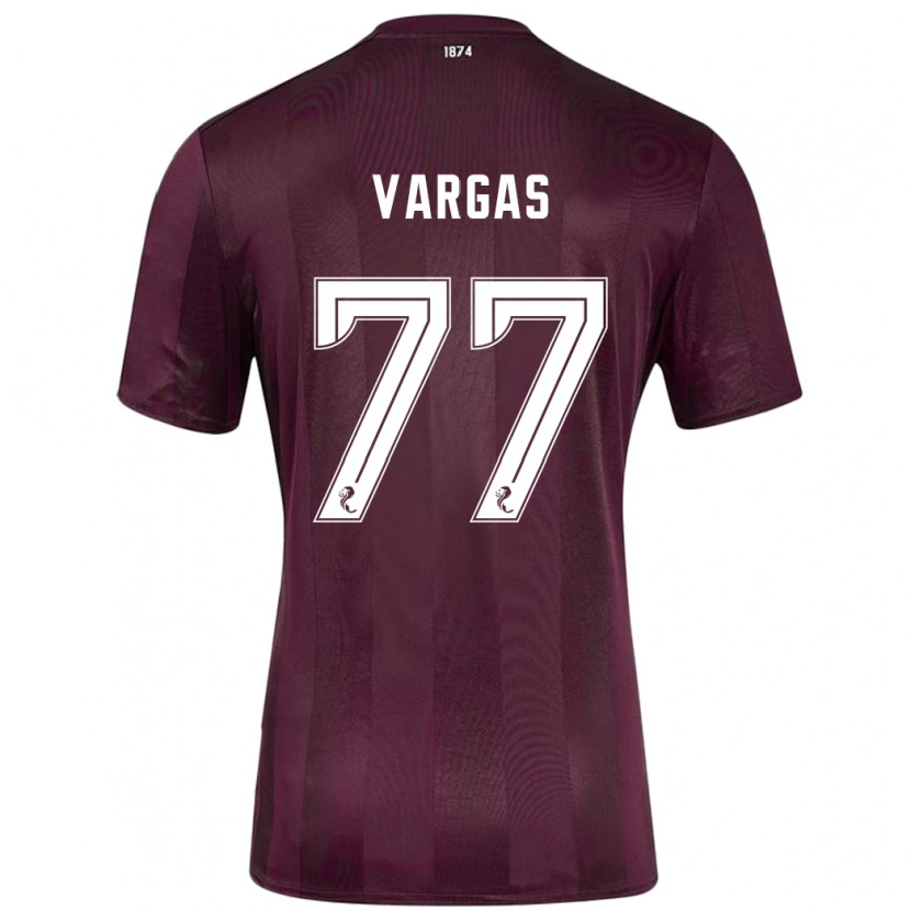 Danxen Dětské Kenneth Vargas #77 Burgundské Domů Hráčské Dresy 2024/25 Dres