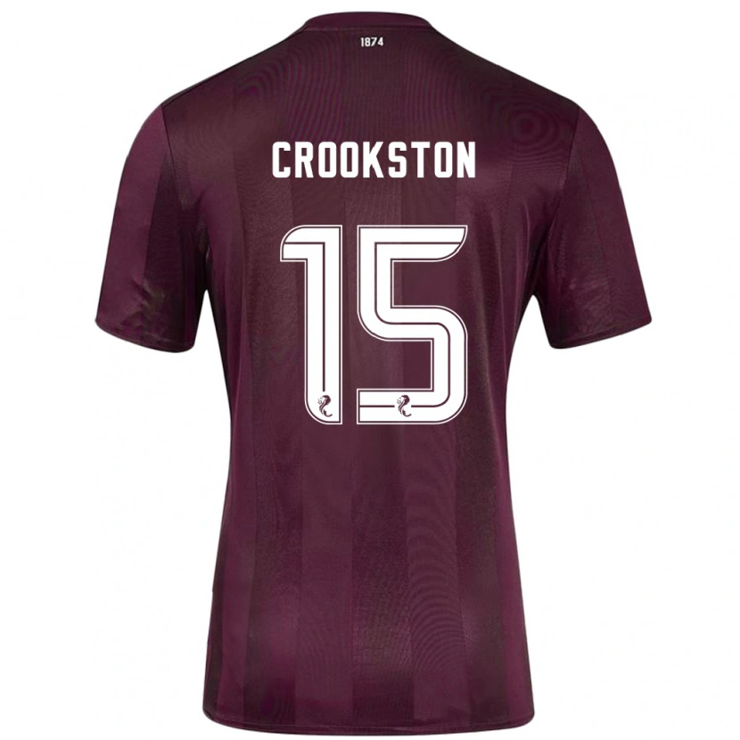 Danxen Dětské Gregor Crookston #15 Burgundské Domů Hráčské Dresy 2024/25 Dres