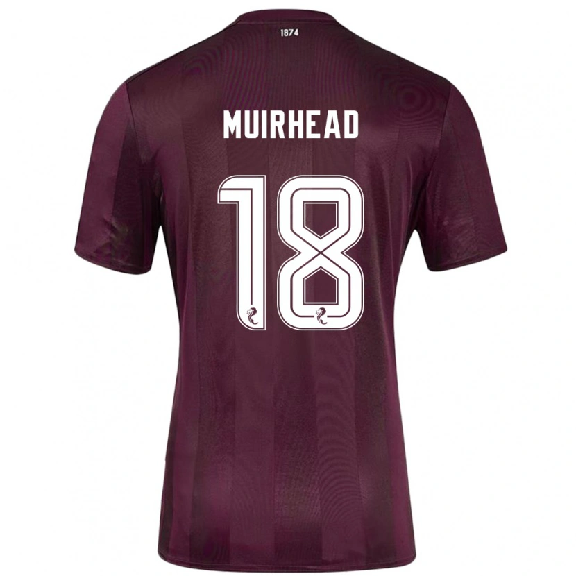 Danxen Dětské Owen Muirhead #18 Burgundské Domů Hráčské Dresy 2024/25 Dres