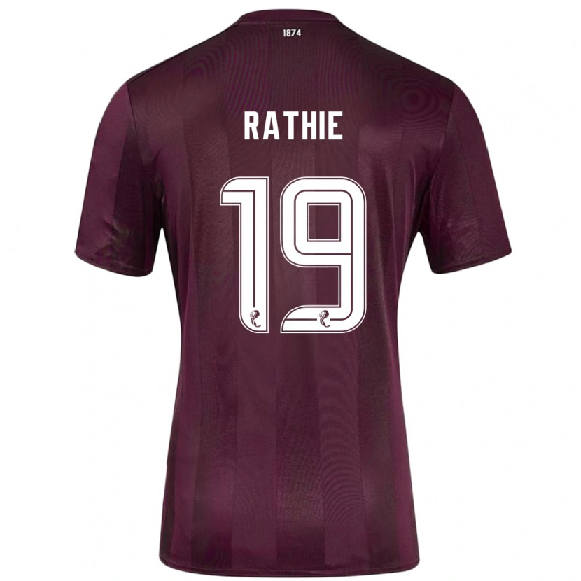 Danxen Dětské Luke Rathie #19 Burgundské Domů Hráčské Dresy 2024/25 Dres