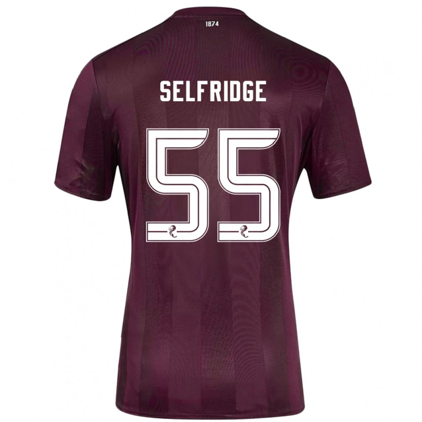 Danxen Dětské Louis Selfridge #55 Burgundské Domů Hráčské Dresy 2024/25 Dres