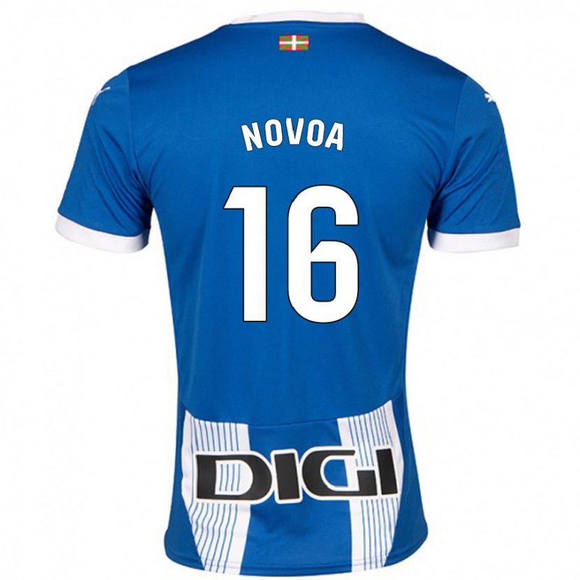 Danxen Dětské Hugo Novoa #16 Modrý Domů Hráčské Dresy 2024/25 Dres