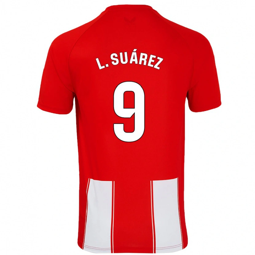 Danxen Dětské Luis Suárez #9 Červená Bílá Domů Hráčské Dresy 2024/25 Dres