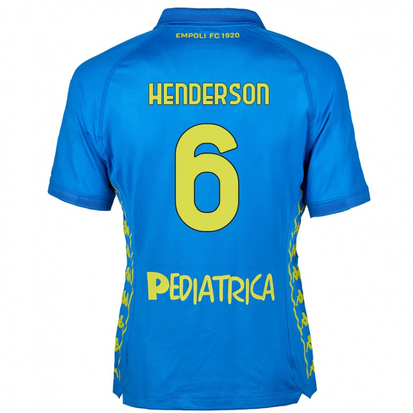 Danxen Dětské Liam Henderson #6 Modrý Domů Hráčské Dresy 2024/25 Dres