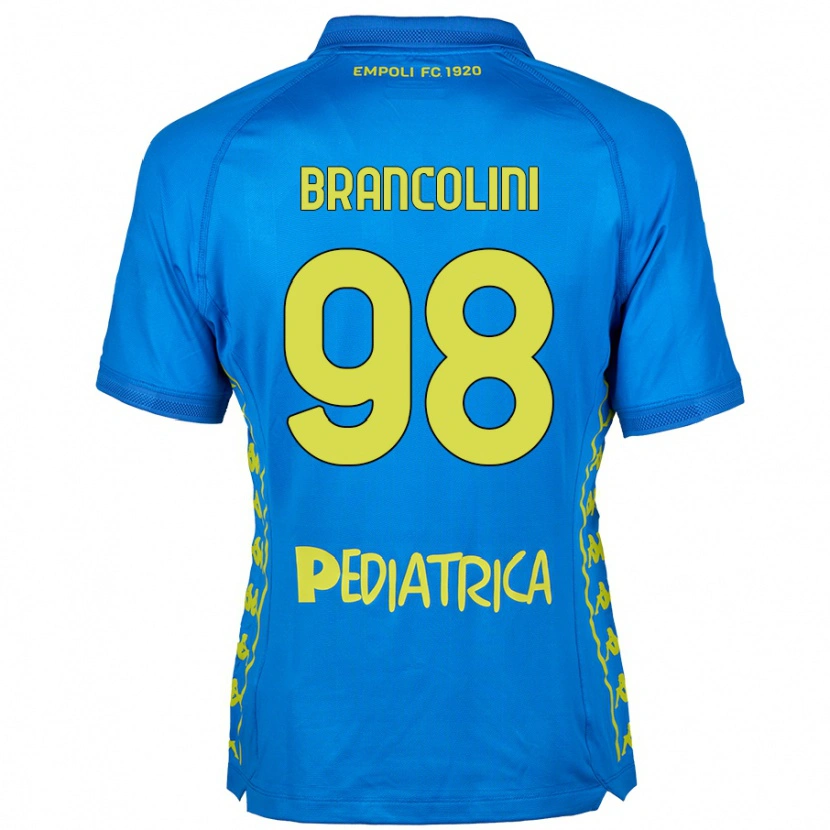 Danxen Dětské Federico Brancolini #98 Modrý Domů Hráčské Dresy 2024/25 Dres