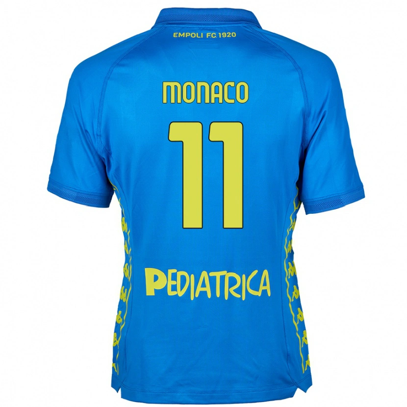 Danxen Dětské Salvatore Monaco #11 Modrý Domů Hráčské Dresy 2024/25 Dres