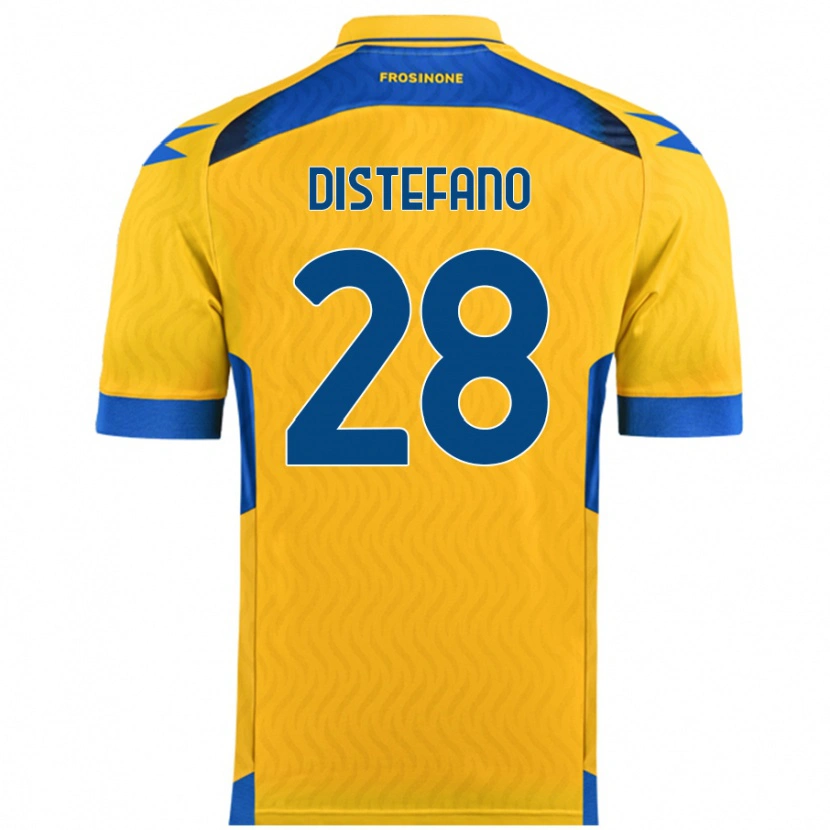 Danxen Dětské Filippo Distefano #28 Žluť Domů Hráčské Dresy 2024/25 Dres