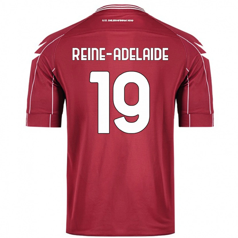 Danxen Dětské Jeff Reine-Adélaïde #19 Burgundské Domů Hráčské Dresy 2024/25 Dres