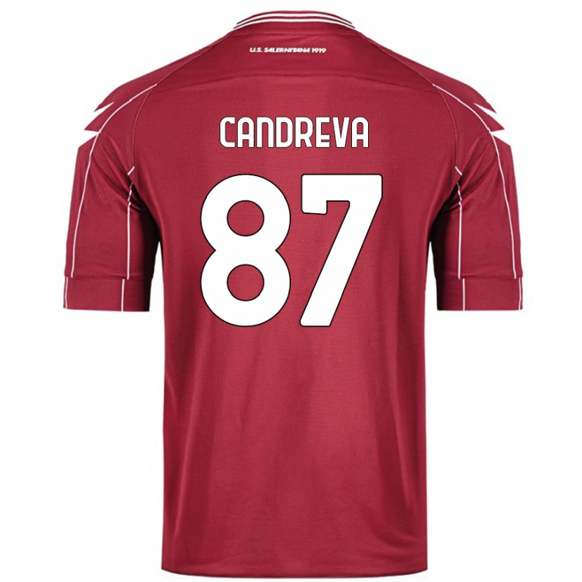 Danxen Dětské Antonio Candreva #87 Burgundské Domů Hráčské Dresy 2024/25 Dres