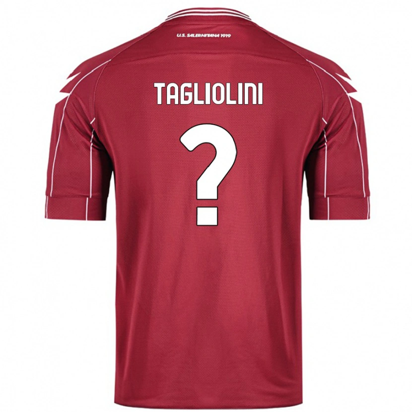 Danxen Dětské Ludovico Tagliolini #0 Burgundské Domů Hráčské Dresy 2024/25 Dres