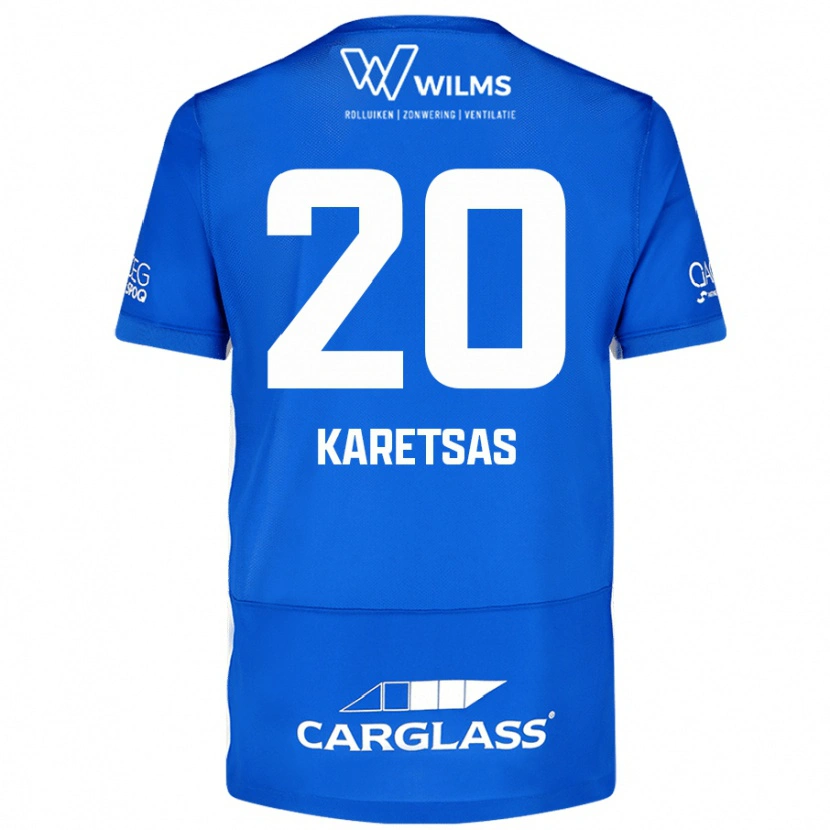 Danxen Dětské Konstantinos Karetsas #20 Modrý Domů Hráčské Dresy 2024/25 Dres