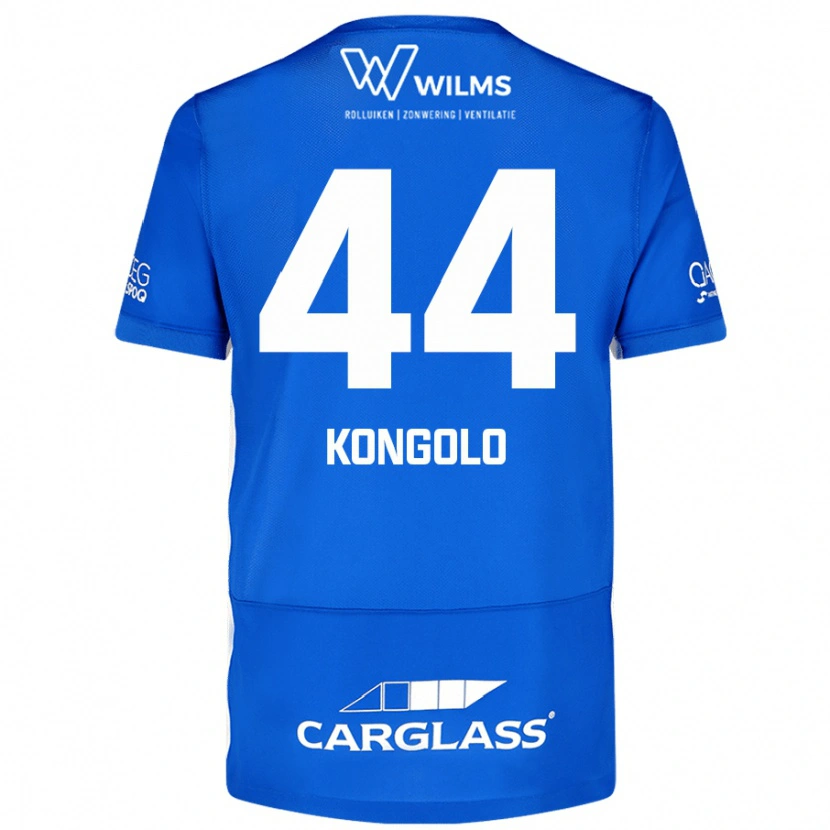 Danxen Dětské Josue Kongolo #44 Modrý Domů Hráčské Dresy 2024/25 Dres