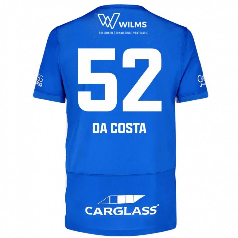 Danxen Dětské Wilson Da Costa #52 Modrý Domů Hráčské Dresy 2024/25 Dres