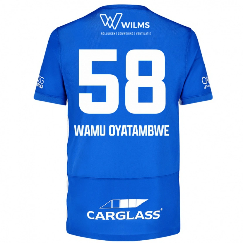 Danxen Dětské Matthias Wamu Oyatambwe #58 Modrý Domů Hráčské Dresy 2024/25 Dres