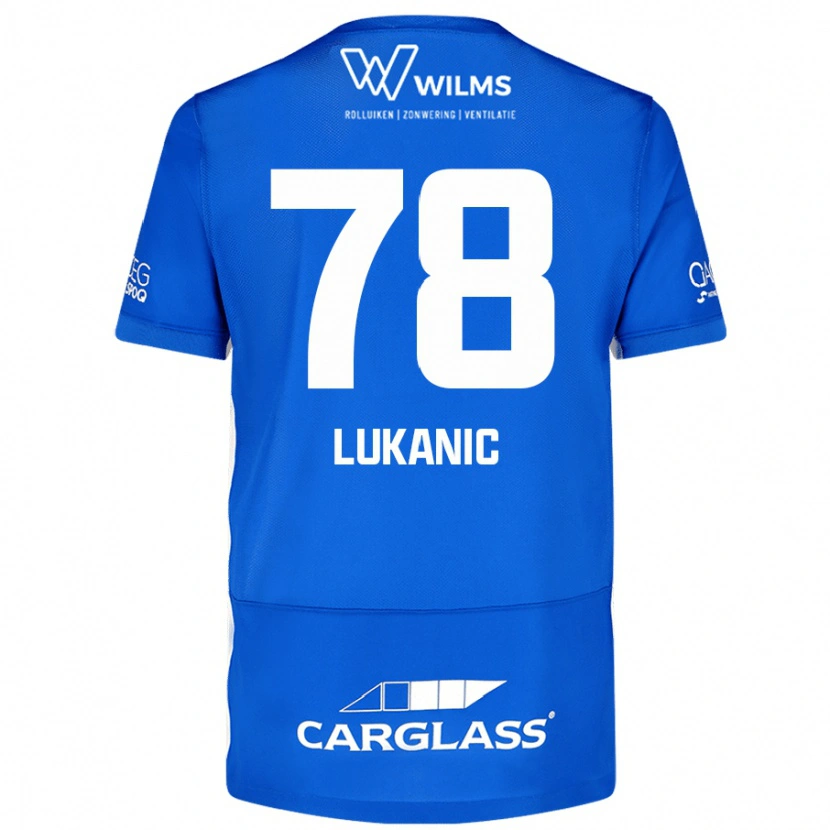 Danxen Dětské Luka Lukanic #78 Modrý Domů Hráčské Dresy 2024/25 Dres