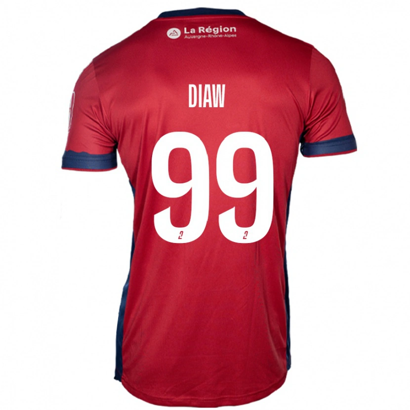 Danxen Dětské Mory Diaw #99 Světle Vínová Domů Hráčské Dresy 2024/25 Dres