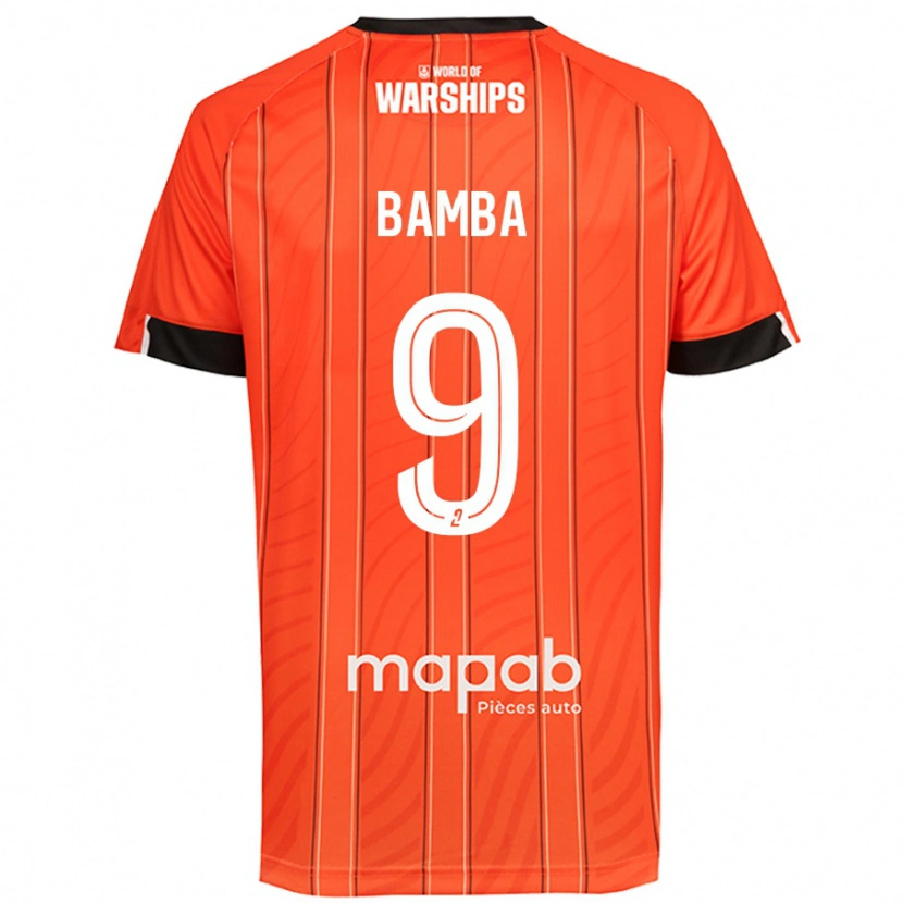 Danxen Dětské Mohamed Bamba #9 Pomerančový Domů Hráčské Dresy 2024/25 Dres