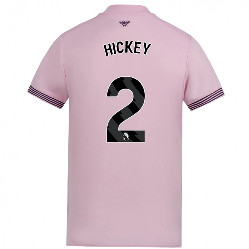 Danxen Dětské Aaron Hickey #2 Růžový Daleko Hráčské Dresy 2024/25 Dres