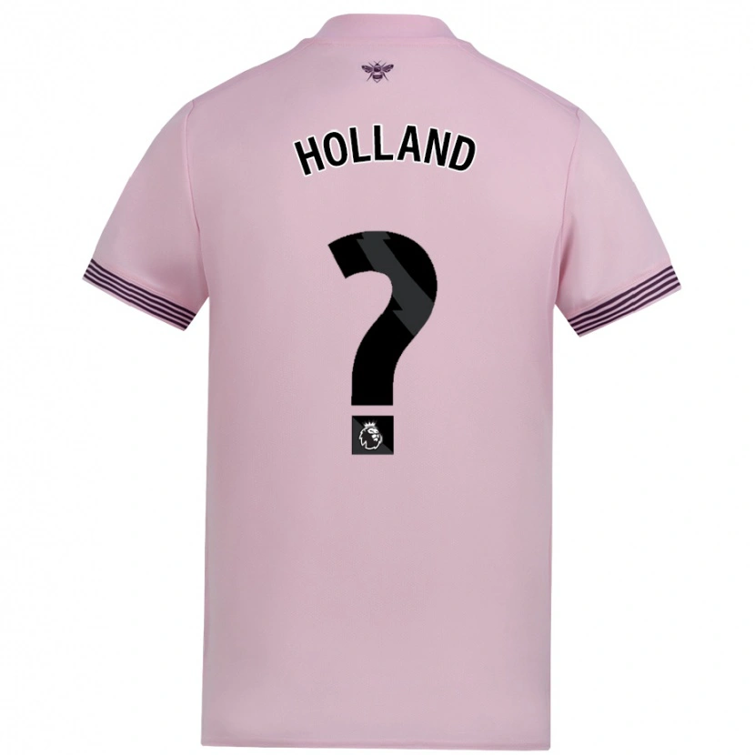 Danxen Dětské Isaac Holland #0 Růžový Daleko Hráčské Dresy 2024/25 Dres