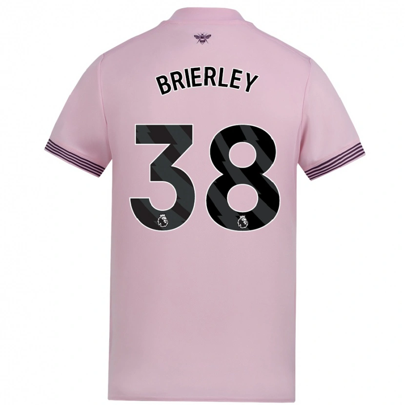 Danxen Dětské Ethan Brierley #38 Růžový Daleko Hráčské Dresy 2024/25 Dres