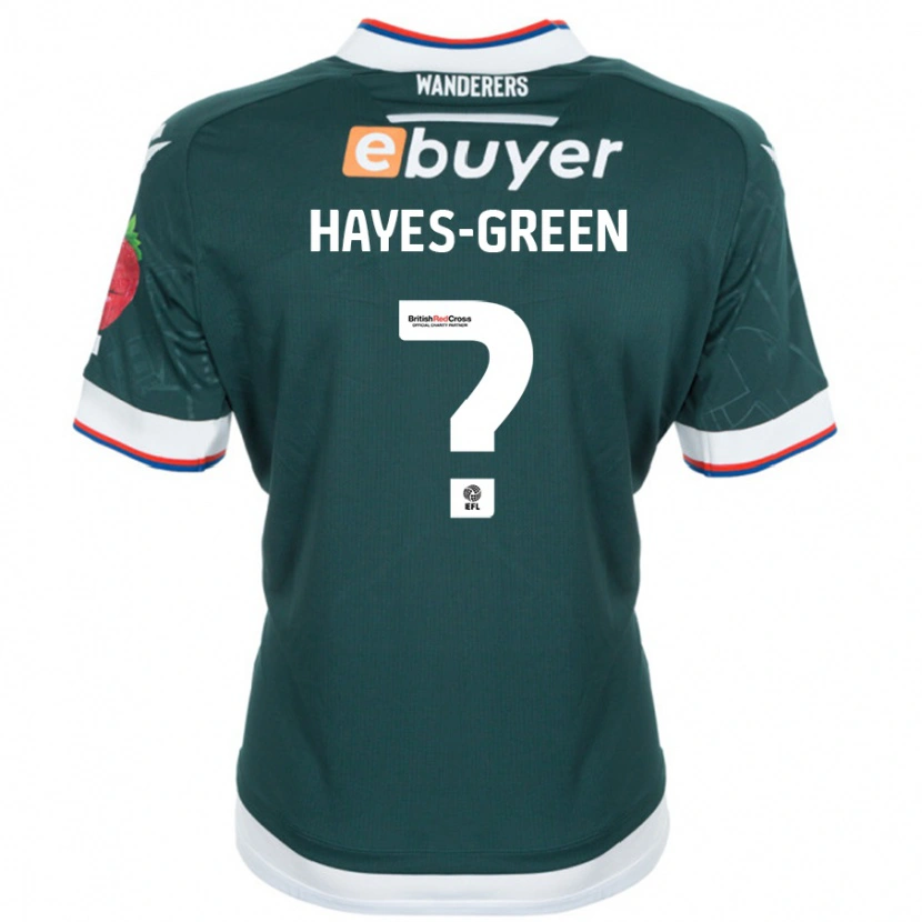 Danxen Dětské Charlie Hayes-Green #0 Tmavě Zelená Daleko Hráčské Dresy 2024/25 Dres