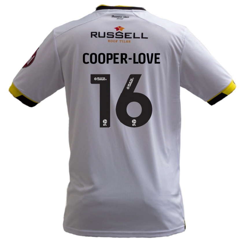 Danxen Dětské Jack Cooper-Love #16 Bílý Daleko Hráčské Dresy 2024/25 Dres