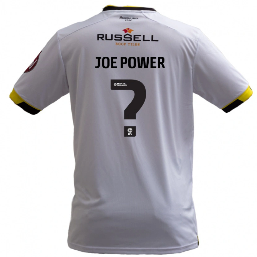 Danxen Dětské John Joe Power #0 Bílý Daleko Hráčské Dresy 2024/25 Dres