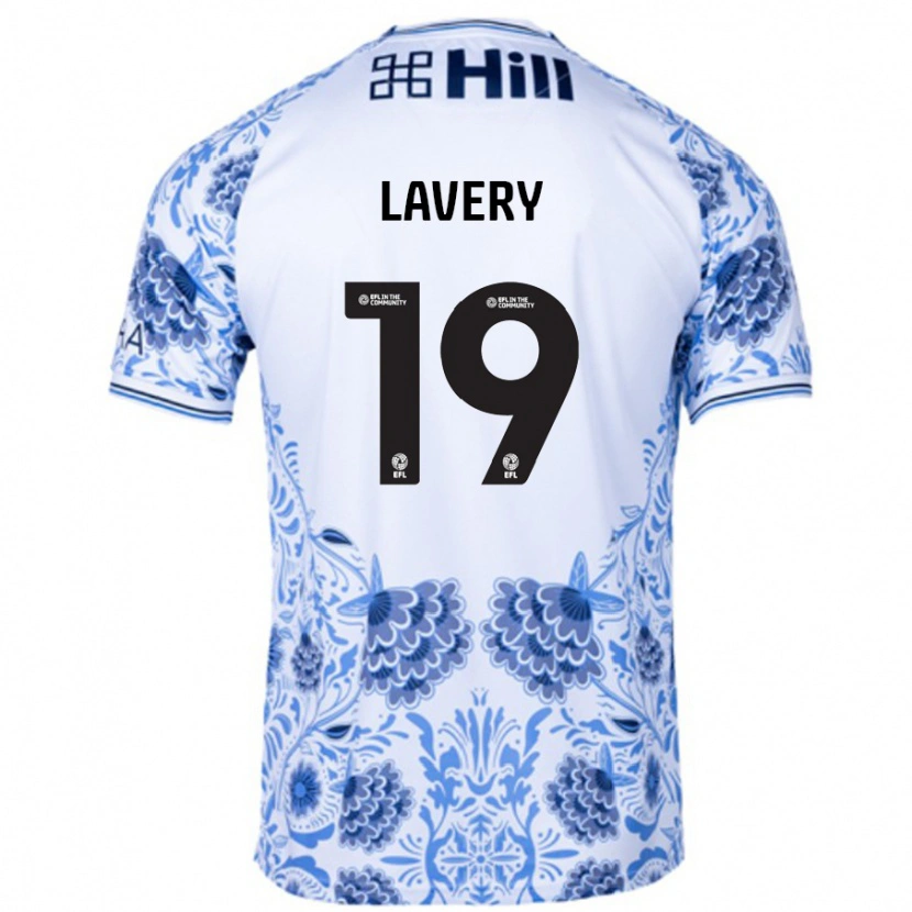 Danxen Dětské Shayne Lavery #19 Bílá Modrá Daleko Hráčské Dresy 2024/25 Dres