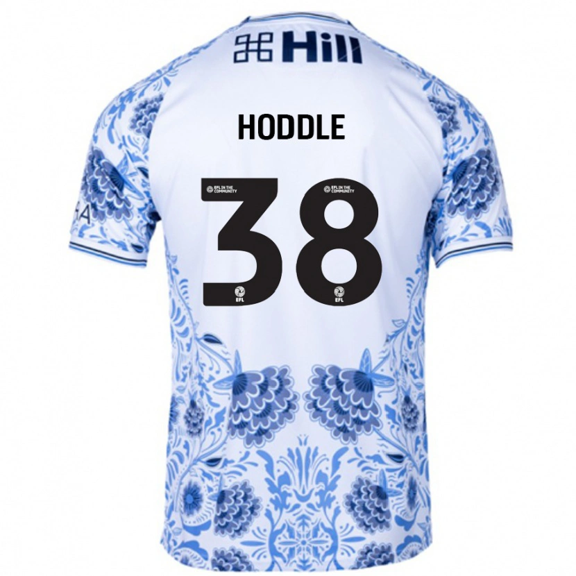 Danxen Dětské George Hoddle #38 Bílá Modrá Daleko Hráčské Dresy 2024/25 Dres