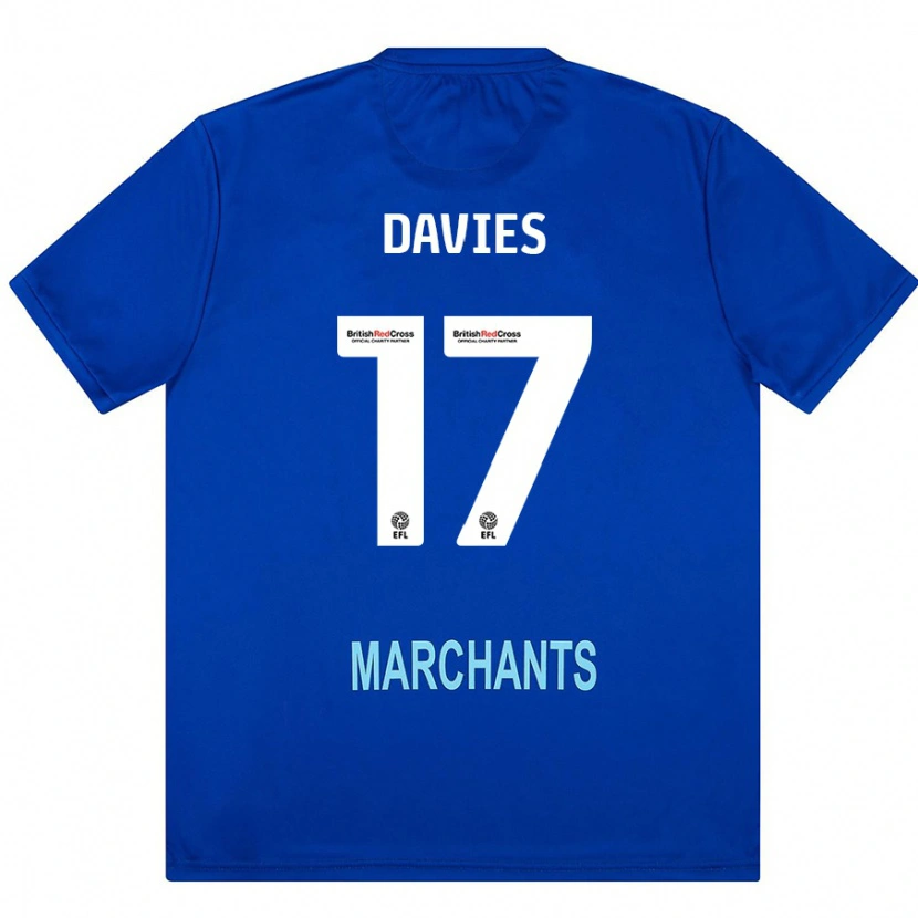 Danxen Dětské Annabel Davies #17 Zelený Daleko Hráčské Dresy 2024/25 Dres