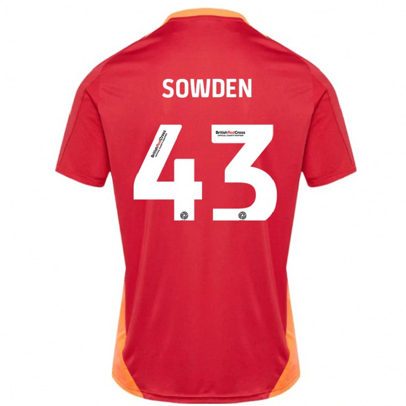 Danxen Dětské Andrew Sowden #43 Modrá Až Bílá Daleko Hráčské Dresy 2024/25 Dres