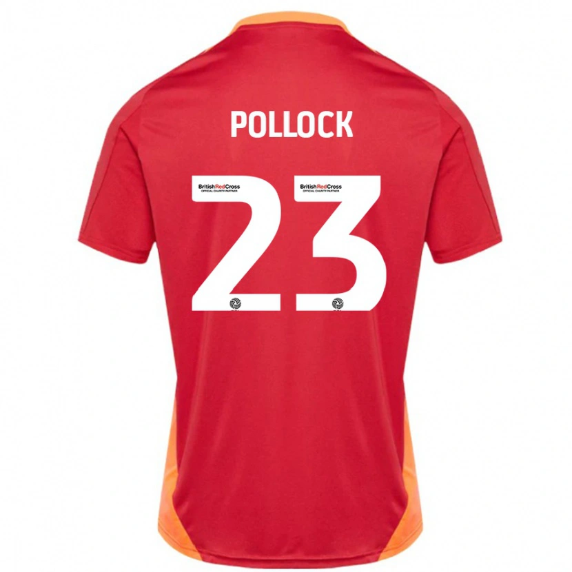 Danxen Dětské Amber Pollock #23 Modrá Až Bílá Daleko Hráčské Dresy 2024/25 Dres