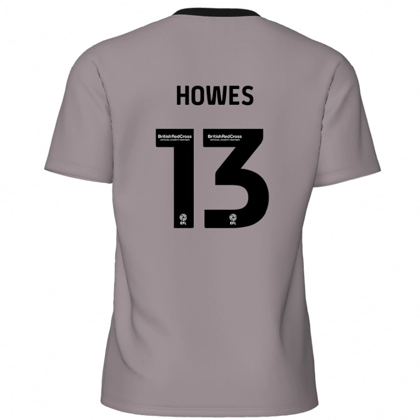 Danxen Dětské Sam Howes #13 Šedá Daleko Hráčské Dresy 2024/25 Dres