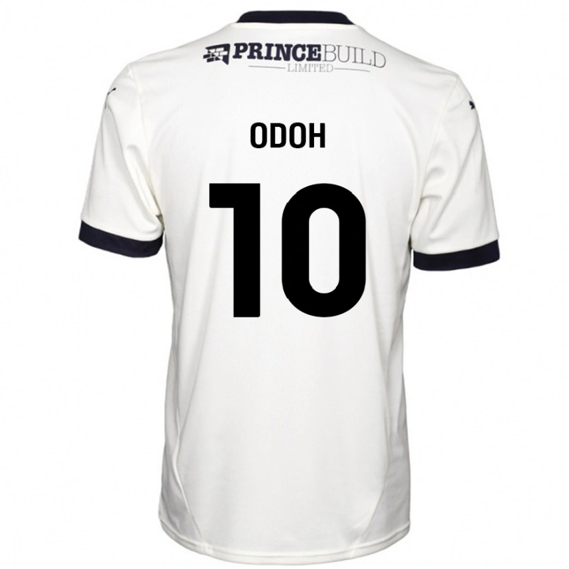 Danxen Dětské Abraham Odoh #10 Off White Černá Daleko Hráčské Dresy 2024/25 Dres