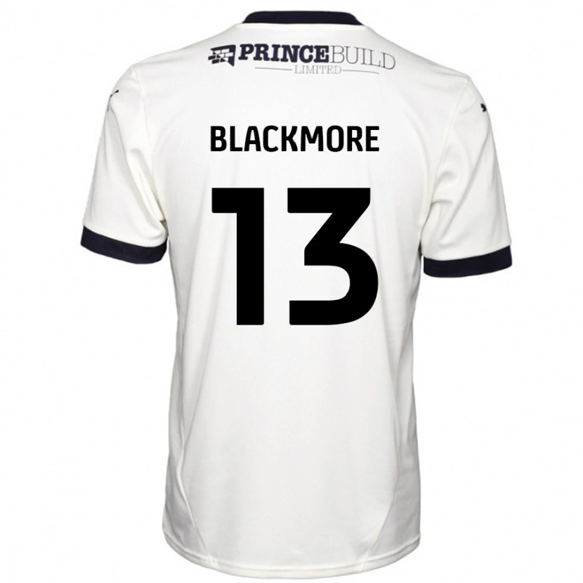 Danxen Dětské Will Blackmore #13 Off White Černá Daleko Hráčské Dresy 2024/25 Dres