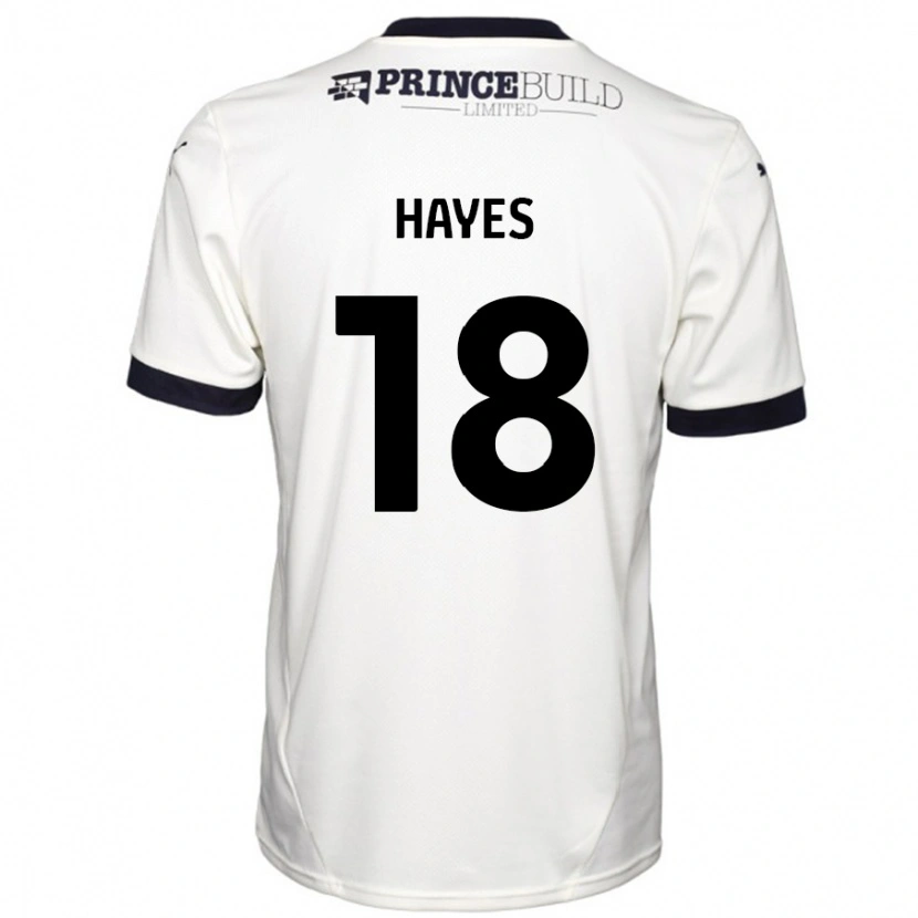 Danxen Dětské Cian Hayes #18 Off White Černá Daleko Hráčské Dresy 2024/25 Dres