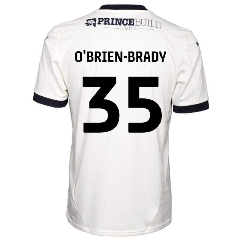 Danxen Dětské Donay O'brien-Brady #35 Off White Černá Daleko Hráčské Dresy 2024/25 Dres