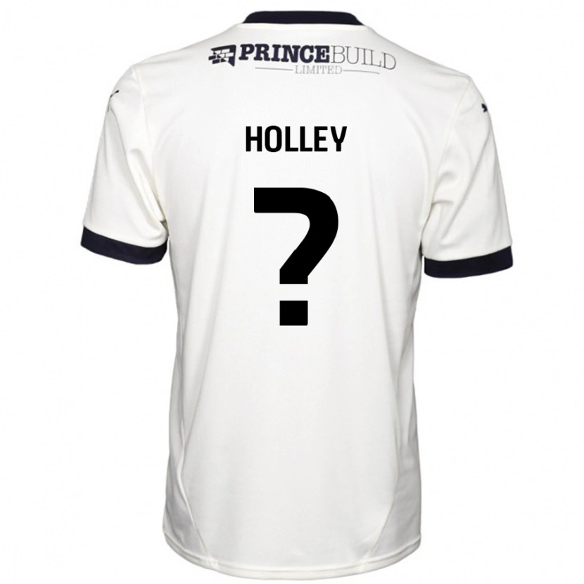 Danxen Dětské George Holley #0 Off White Černá Daleko Hráčské Dresy 2024/25 Dres